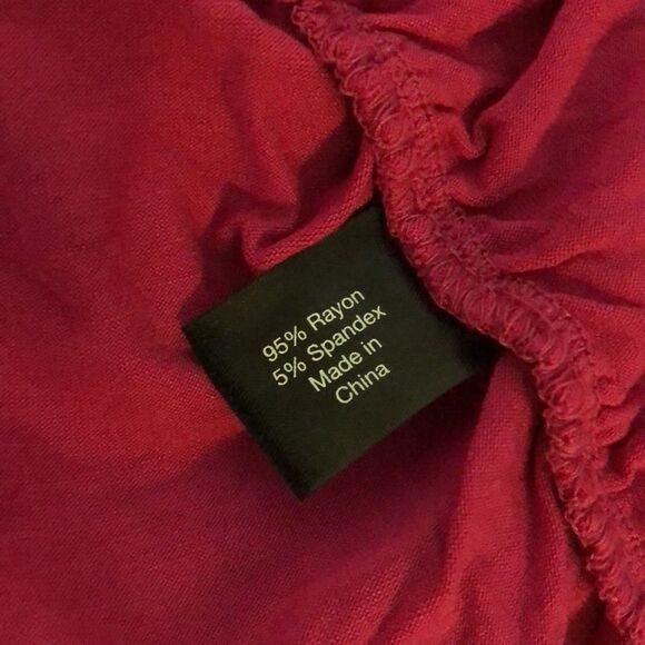 Lane Bryant plus size stretchy workout exercise hot pink cross cross top - Picture 4 of 6